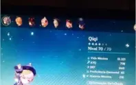 Conta GenshinAR45 + Zhongli + Hu Tao + Keqing + Qiqi + Ayaka