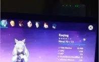 Conta GenshinAR45 + Zhongli + Hu Tao + Keqing + Qiqi + Ayaka