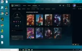 Conta LoL Bronze 3 melhor de 10 8/2 upada para vender.