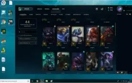Conta LoL Bronze 3 melhor de 10 8/2 upada para vender.