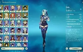 Genshin Impact AR 22 / 6 chars 5* / 2 Arcontes