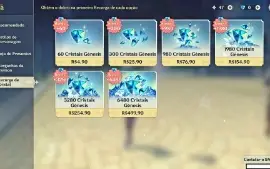 Genshin Impact AR 22 / 6 chars 5* / 2 Arcontes