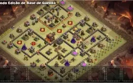 Clash of clans 4 vilas cv10 cv 10 cv 11 e outra cv 10