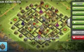 Clash of clans 4 vilas cv10 cv 10 cv 11 e outra cv 10