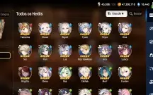 Conta de epic seven com muitos recursos+ One shot B13 e G13