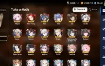 Conta de epic seven com muitos recursos+ One shot B13 e G13