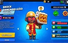 Conta de Brawl Stars quase full com 7 skins exclusivas