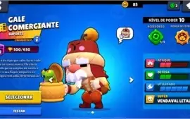 Conta de Brawl Stars quase full com 7 skins exclusivas