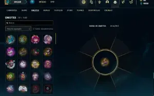 Conta Platina 4 com 33 Champs e 12 Skins + 2 Fragmentos