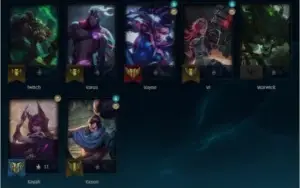Conta LOL Platina IV MAIN ADC - 47 Campeões - 20 Skins