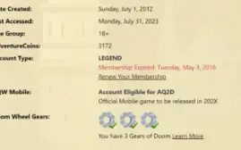 Conta aqw Lvl 91