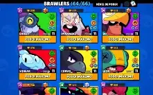 Conta Brawl Stars - 31K Troféus -  64/66 Brawlers - 30 Skins