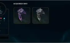 Conta smurf com a skin zed dizimador das galáxias