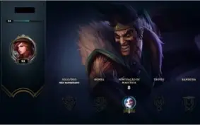 Contas Unrankeds League of Legends
