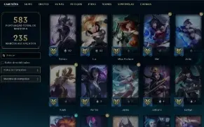 Conta Lol 937 Skin (5 Ultimate) 83 Cromas Prata I Barato