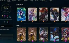 Conta Lol 937 Skin (5 Ultimate) 83 Cromas Prata I Barato