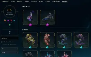 Conta Lol 937 Skin (5 Ultimate) 83 Cromas Prata I Barato