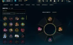 Platina 4 com 36 Champs e 17 Skins