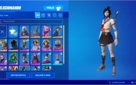 Conta com John Wick, Picareta Minty e outras Skins Raras