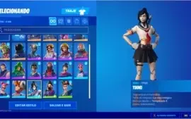 Conta com John Wick, Picareta Minty e outras Skins Raras