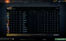 Conta DOTA 2 imortal rank 2900 com 5.7k de MMR