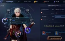 Conta top power build mineração mir4