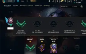 Esmeralda 2 com 120 Champs e 63 Skins ( ADC / SUP )