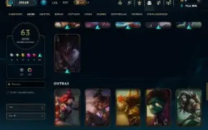 Esmeralda 2 com 120 Champs e 63 Skins ( ADC / SUP )