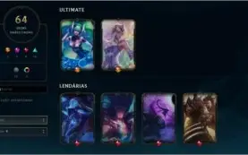 Conta League Of Legends Unranked 64 Skins "FULL" champ