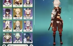 Ar36 Kazuha + juramento / jean / banner garantido