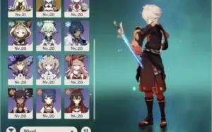 Ar36 Kazuha + juramento / jean / banner garantido