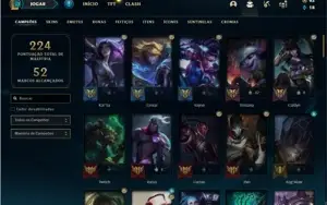 Conta Diamante 1 com 83 Champs e 85 Skins ( EX MESTRE )