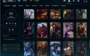 Conta Diamante 1 com 83 Champs e 85 Skins ( EX MESTRE )