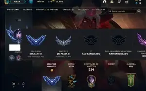 Conta Diamante 1 com 83 Champs e 85 Skins ( EX MESTRE )