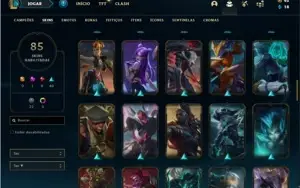 Conta Diamante 1 com 83 Champs e 85 Skins ( EX MESTRE )