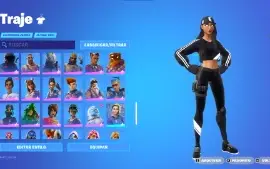 Conta Fortnite com salve o mundo e muita skin