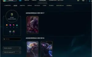 CONTA LEVEL 37 (9 SKINS/36 CAMPEÕES)