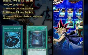 Conta Yu-Gi-Oh! Duel Links - 10.000+ Gemas - Com Staples
