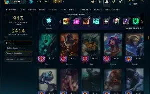 Bronze 1 com TODOS os Champs e 222 Skins +2 Prestigios