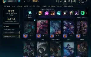 Bronze 1 com TODOS os Champs e 222 Skins +2 Prestigios