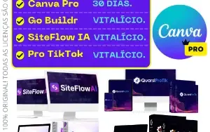 [Promoção] Canva Pro + Go Buildr + SiteFlow IA + Pro TikTok
