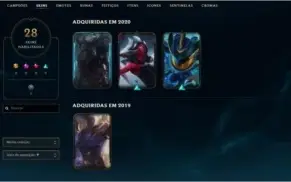 Conta Lol Platina 4 Mmr Diamante 4