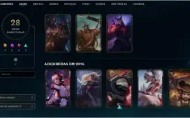 Conta Lol Platina 4 Mmr Diamante 4