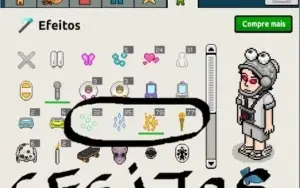CONTA HABBO UNISEX 2011 (COM CÂMERA PAPARAZZI) EFEITO TOTEM