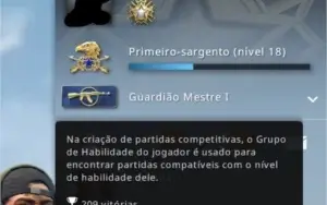 Conta csgo ak1/prime/+medalha 2019+steam lvl 12 /+209wins