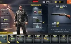 CONTA DEAD TRIGGER 2 COM ARMAS PREMIUM MUITO FORTES!!