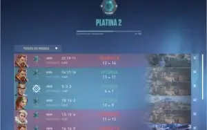 Conta de Valorant Platina 2