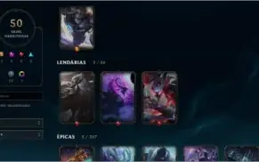 Conta Gold 1, muitos champs
