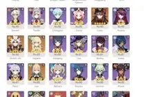 Conta Genshin 6 armas lendarias,40 personagens(17T5), rank58