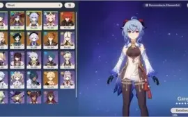 IMPERDIVEL AR 55 Ganyu, Venti, Diluc, Mona e mais